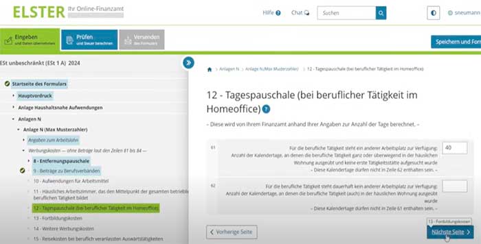 Homeoffice Pauschale steuererklarung